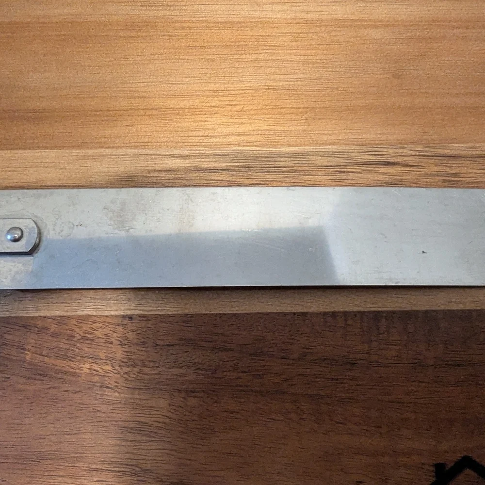 Ecko Vintage Yellow Handle Stainless Steel Spreader/Spatula